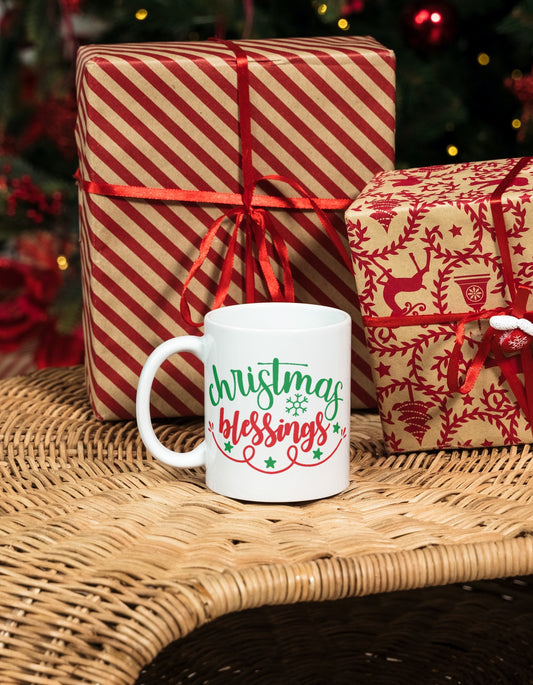 Christmas Blessings-Ceramic Christmas Coffee Mug