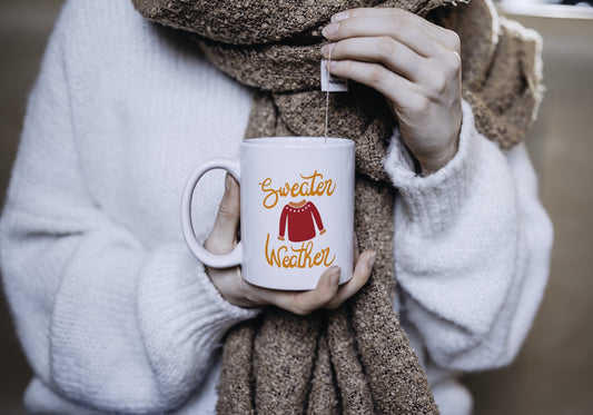 Christmas Sweater Weather-Ceramic Christmas Coffee Mug
