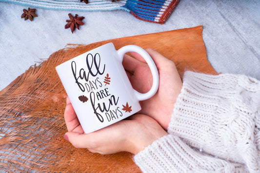 Fall Days Are Fun Days-Ceramic Fall Coffee Mug