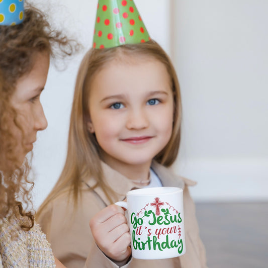 Go Jesus. . . It's Your Birthday-Ceramic Christmas Coffee Mug