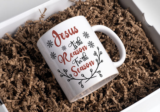 Jesus Is The Reason For The Season-Ceramic Christmas Coffee Mug