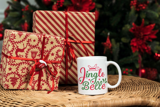 Jingle Belle-Ceramic Christmas Coffee Mug
